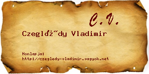 Czeglédy Vladimir névjegykártya